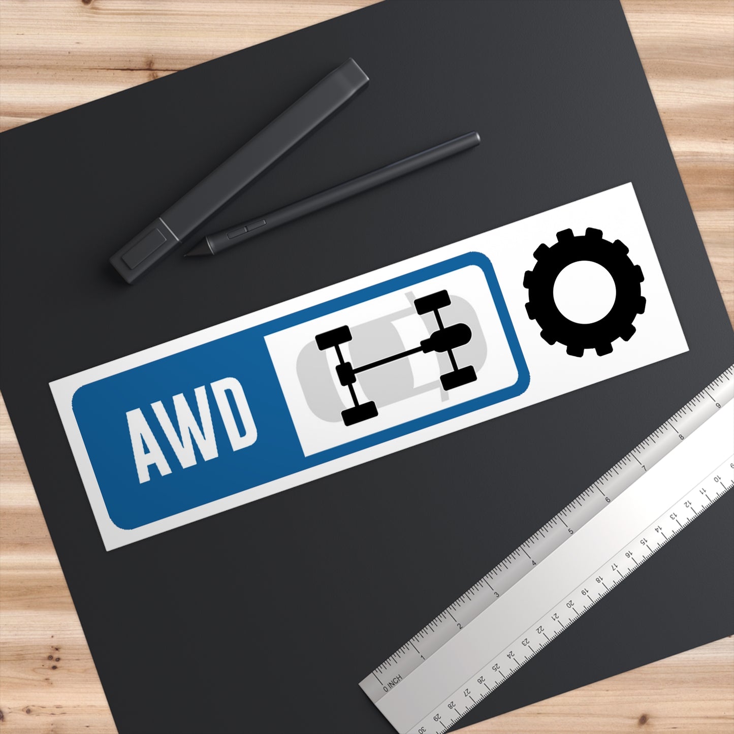 AWD Offroad Bumper Sticker