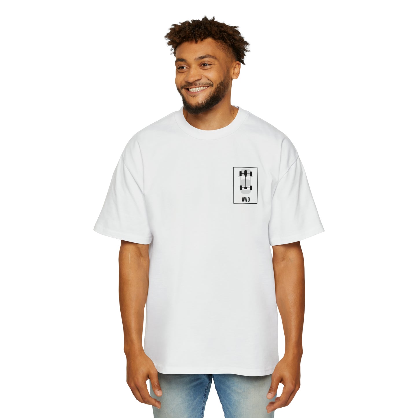 AWD Vertical Logo Oversized Tee