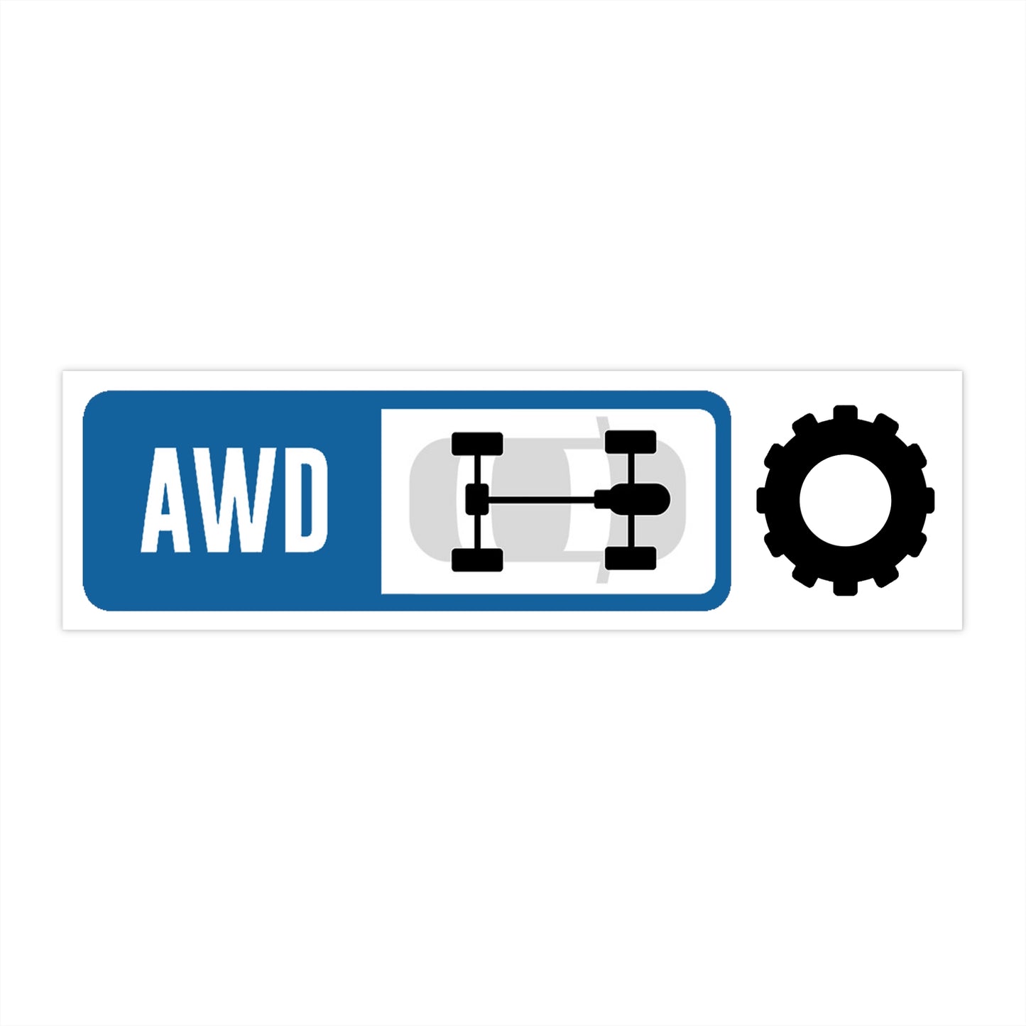 AWD Offroad Bumper Sticker