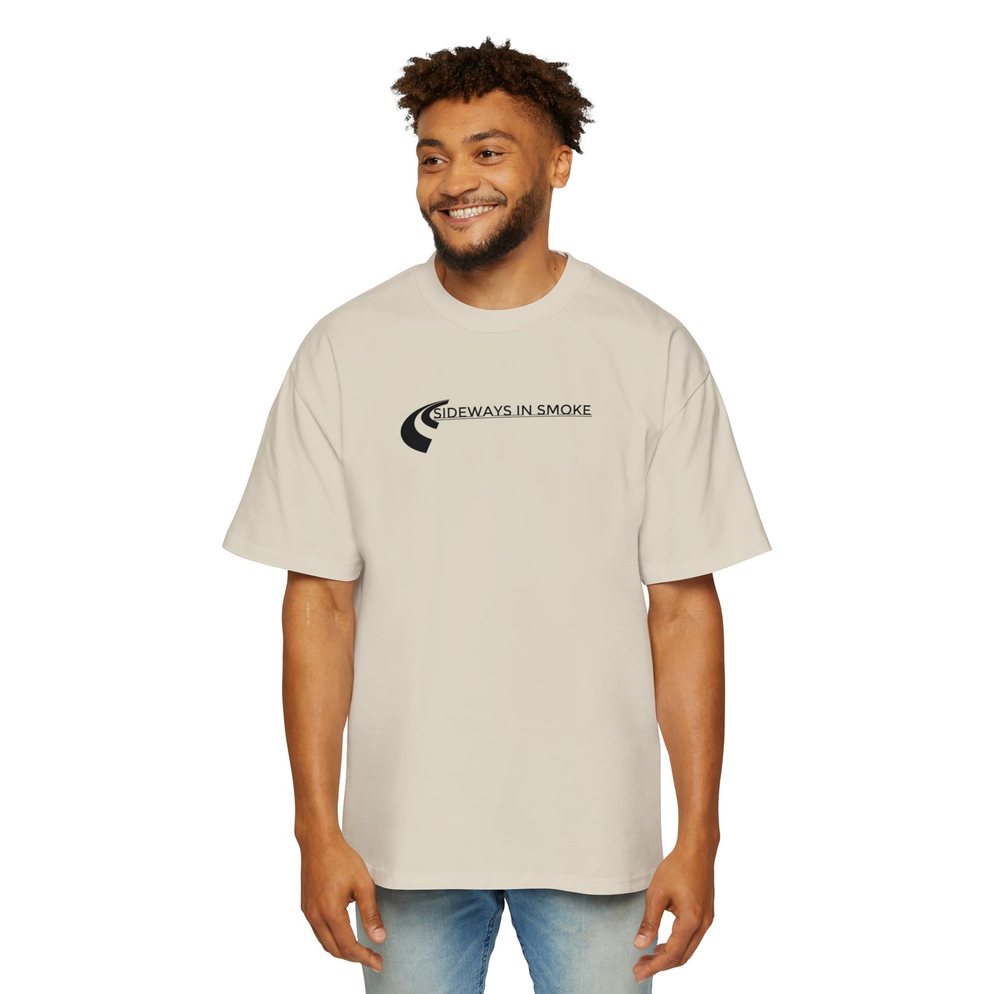Sideways in Smoke Oversized Tee