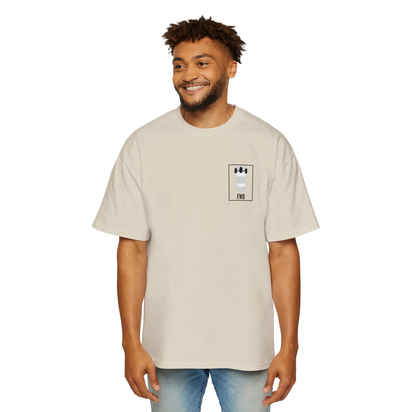 FWD Vertical Logo Oversized Tee