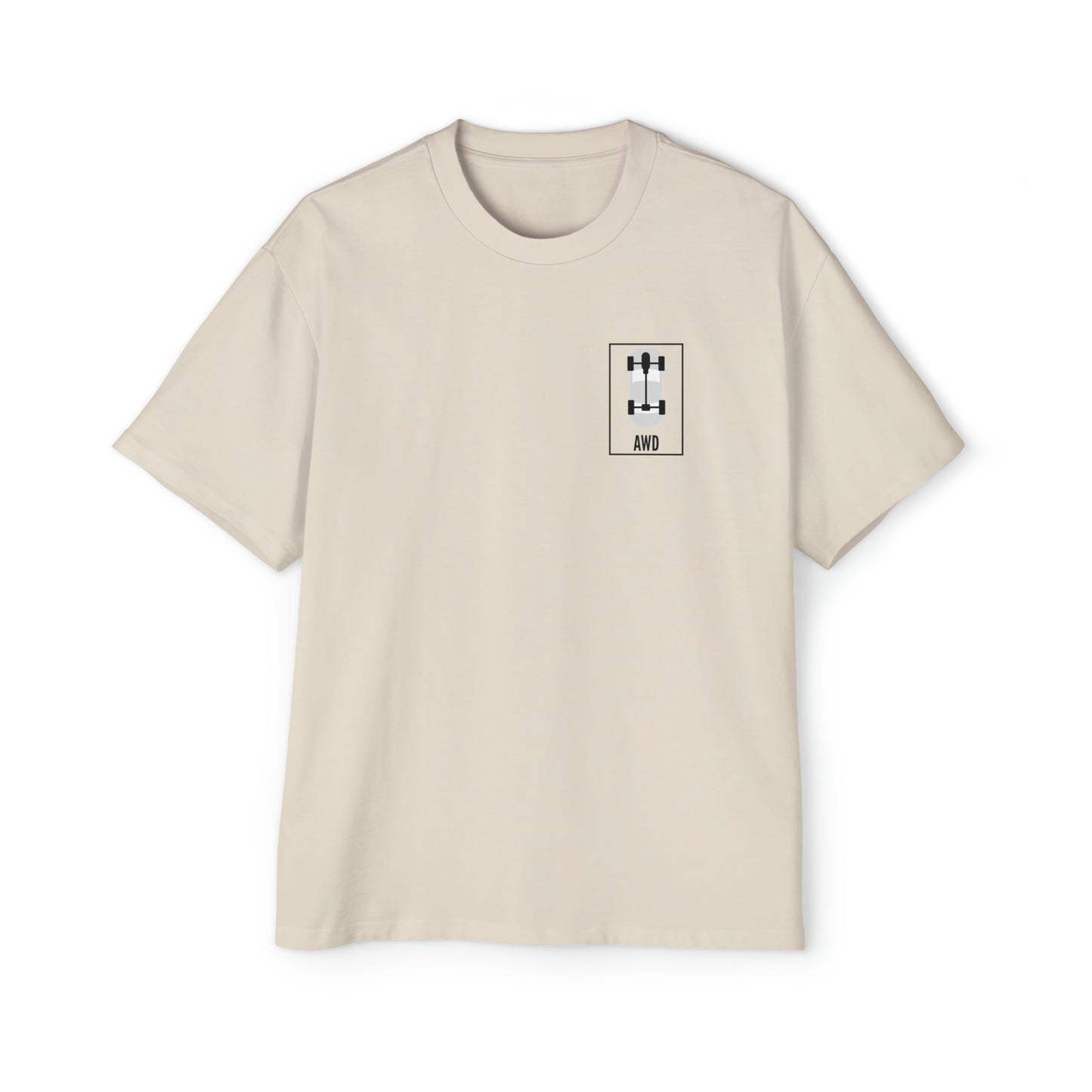 AWD Vertical Logo Oversized Tee