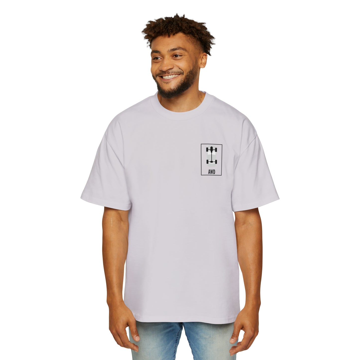 AWD Vertical Logo Oversized Tee