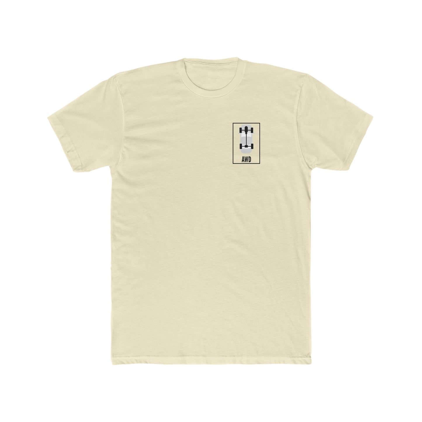 AWD Vertical Logo Cotton Crew Tee