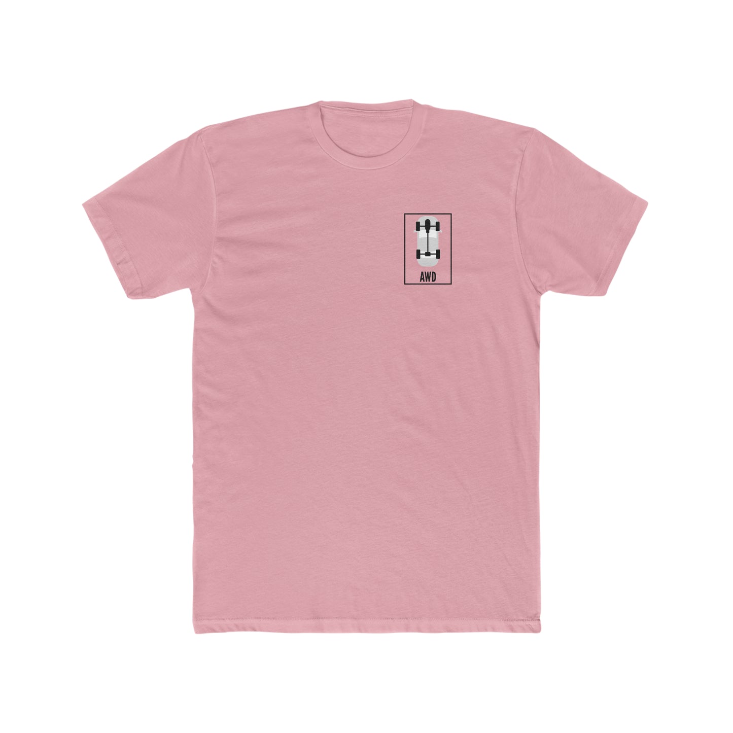AWD Vertical Logo Cotton Crew Tee