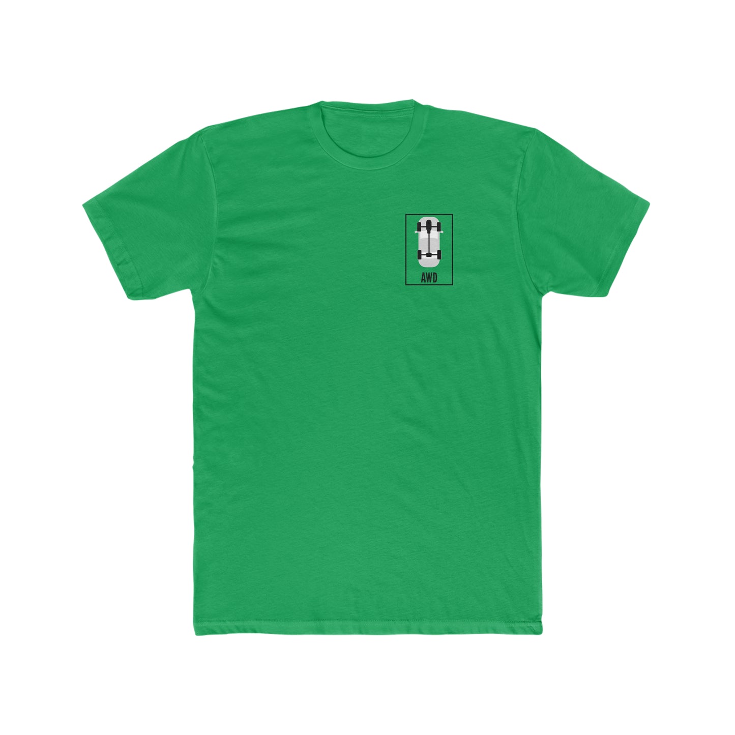 AWD Vertical Logo Cotton Crew Tee