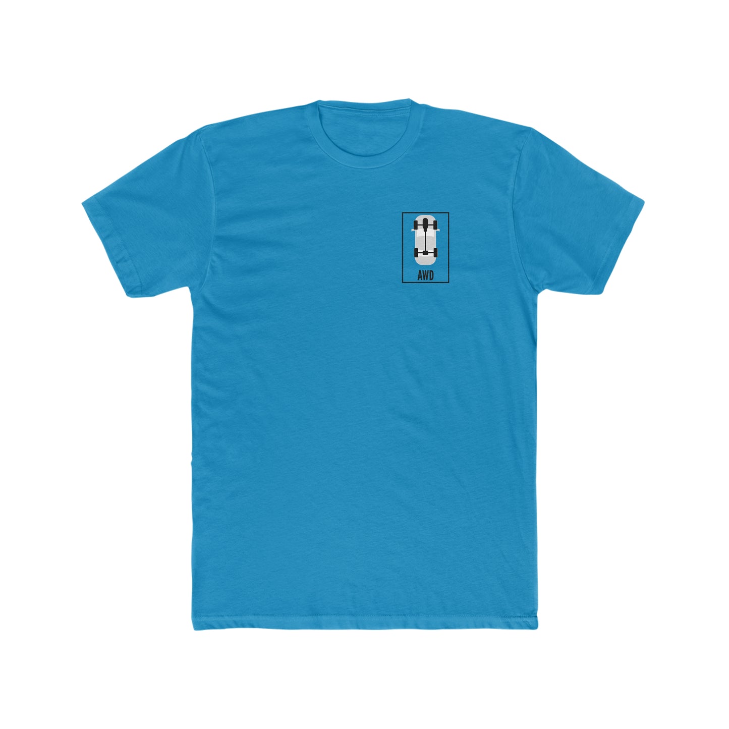 AWD Vertical Logo Cotton Crew Tee