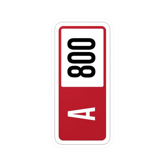 A800 Sticker