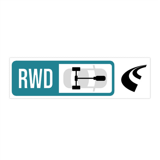 RWD Drifting Bumper Sticker